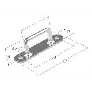 Puente tir rectangular remolque